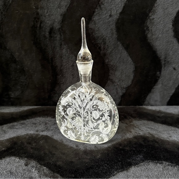 Other - French Art Deco Glass Bottle
